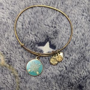 Alex and Ani Arrows of Friendship Bangle Charm Bracelet